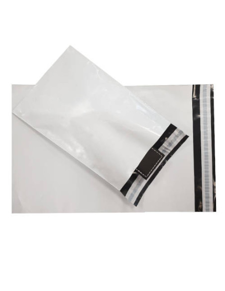 CAJA DE 500 BOLSAS E-COMERCE OPACAS 70% LDPE RECICLADO 350X450+40 MM BC35045060SIN