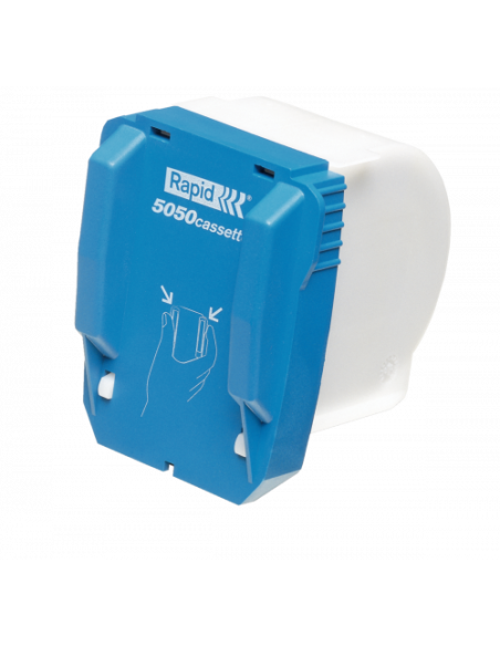 CAJA DE 5000 GRAPAS TIPO 5050E GALVANIZADAS PARA GRAPADORAS ELECTRICAS RAPID 20993500