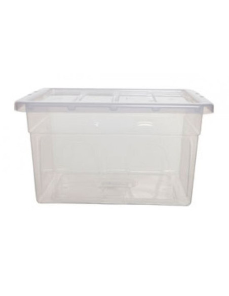 CAJA DE ALMACENAJE CON TAPA 32 LITROS 36X42X30CM PP TRANSPARENTE ARCHIVO 2000 CP1482032 CS TP CAJA DE ALMACENAJE CON TAPA 32 LITROS 36X42X30CM PP TRANSPARENTE ARCHIVO 2000 CP1482032 CS TP