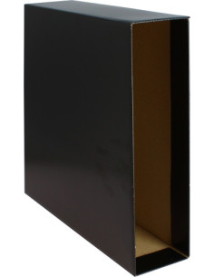 FUNDA ARCHIVADOR COLOR NEGRO FOLIO 296X355X86 GRAFOPLAS 7171310 2