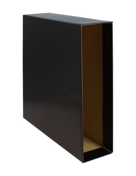 CAJA FUNDA ARCHIVADOR COLOR NEGRO FOLIO 296X355X86 GRAFOPLAS 7171310