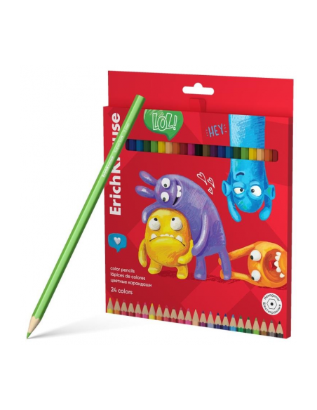 CAJA LÁPICES DE COLORES JOLLY FRIENDS 24 COLORES