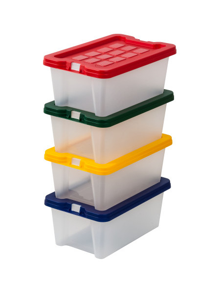 CAJA MULTIUSO POLIPROPILENO FORMATO 4 LITROS 280X180X120 MM. PEQUEÑA FAIBO 882