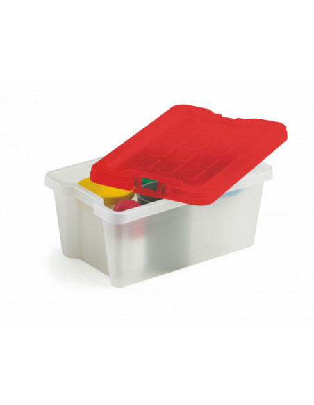 CAJA MULTIUSO POLIPROPILENO FORMATO 4 LITROS 280X180X120 MM. PEQUEÑA FAIBO 882