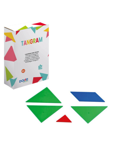 CAJA TANGRAM - 5 PIEZAS - A PARTIR DE 6 AÑOS. DOHE 1025