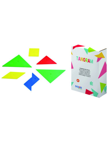 CAJA TANGRAM - 7 PIEZAS - A PARTIR DE 6 AÑOS. DOHE 1024