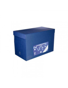 CAJA TRANSFERENCIA FOLIO DOBLE LOMO CARTON FORRADO EN GELTEX (39X25